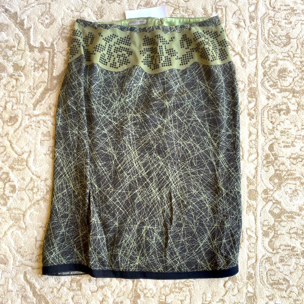SOLD DO NOT BUY Vintage Bottega Veneta Beaded Skirt